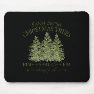 Mousepad Fazenda Fresca Árvores de Natal Pinheiras Pinheira