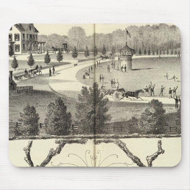 Mousepad Fazenda hamiltoniana em Middletown, NJ (Frente)