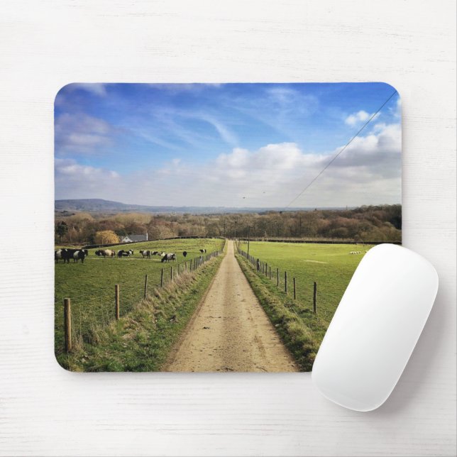 Mousepad Fazendas | Inglês Countryside Dirt Road (Com mouse)