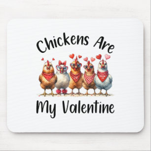 Mousepad Fazendeiros Engraçados - Homens Mulheres Frango É