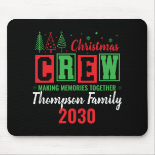 Mousepad Fazendo Memórias Juntos Camiseta da Equipe de Nata
