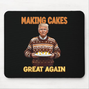 Mousepad Fazer Cakes Excelente Novamente Engraçado Trump Le