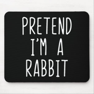Mousepad Fazer de Conta Um Coelho Fantasia Halloween Divert