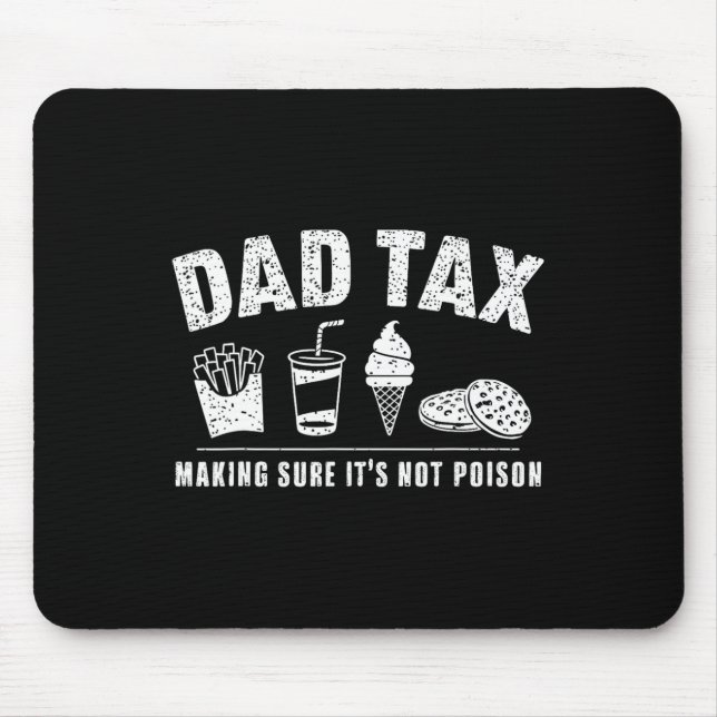 Mousepad Fazer de impostos com certeza não é veneno Engraça (Frente)