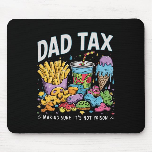 Mousepad Fazer de impostos com certeza que não é um Dia de  (Frente)