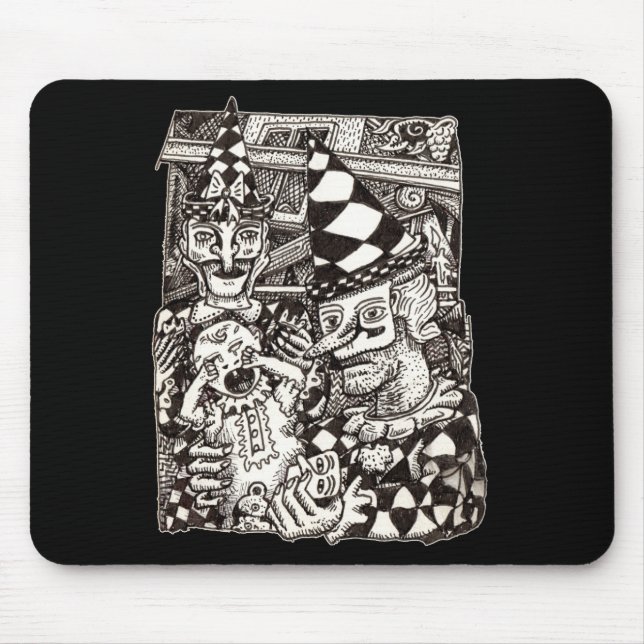 Mousepad Fazer do homem por Brian Benson (Frente)