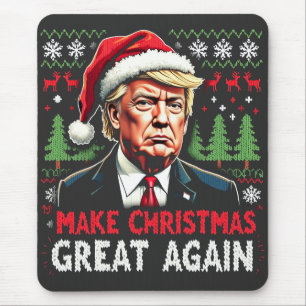 Mousepad Fazer Excelente De Natal Novamente Feio Trump Do S