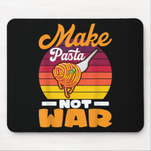 Mousepad Fazer Massas Não Guerra I Mac & Queijo I Comid