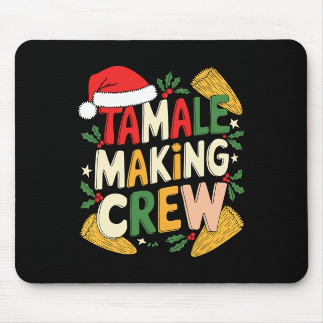 Mousepad Fazer Tamale Cozinhar de Natal (Frente)