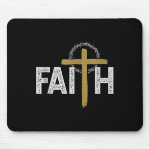 Mousepad Fé Bíblia Religiosa Jesus Cristo Cristão Católico