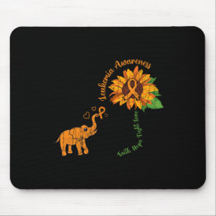 Mousepad Fé Hope Lutar Contra a Leucemia e Consciência Fita