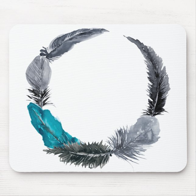 Mousepad Feather Wreath (Frente)