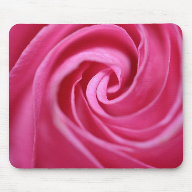 Mousepad Feche acima em um cor-de-rosa aumentou (Frente)