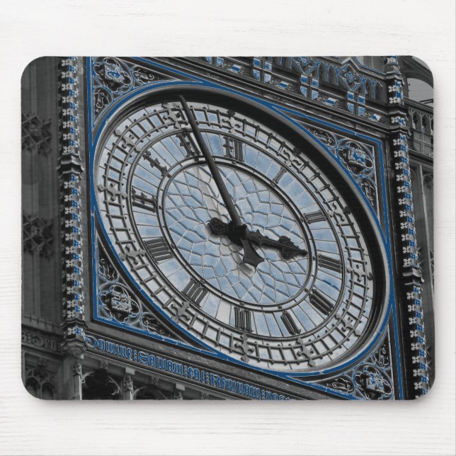 Mousepad Feche o Big Ben Clock Tower Viagem Europa (Frente)