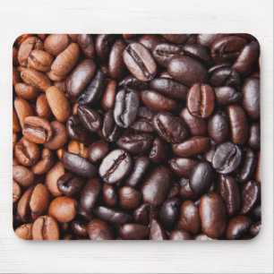 Mousepad Feijões de café - luz inteira e obscuridade