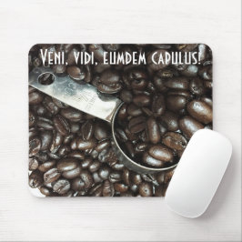 Mousepad Feijões De Café Torrados Com Fotografia De Prata