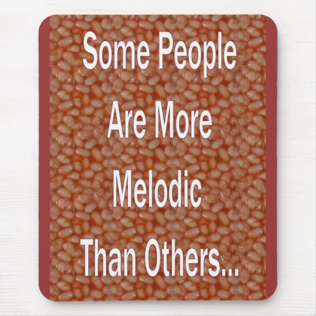 Mousepad Feijões São A Fruta Musical (Frente)