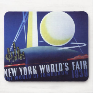 Mousepad Feira do Mundo Nova Iorque em 1939, Viagens vintag