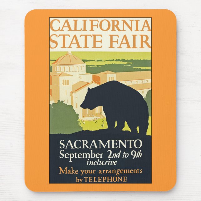 Mousepad Feira Estadual da Califórnia (Frente)