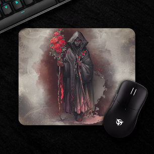 Mousepad Feitiçaria Bruxa Escura Sombreada Brilhando Olho