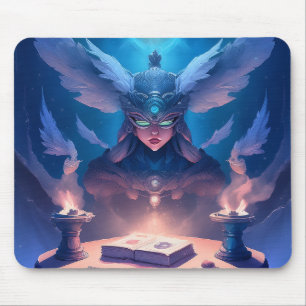 Mousepad Feiticeira se preparando para lançar feitiço