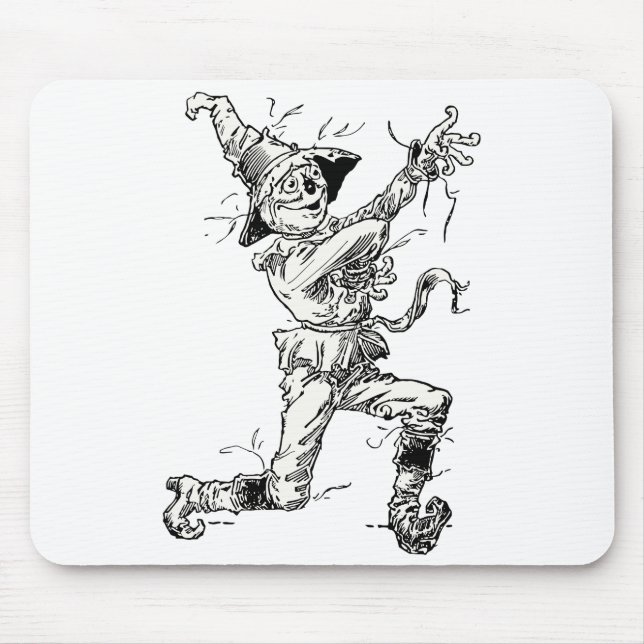 Mousepad Feiticeiro de Oz Fairy Tales, o Espantalho (Frente)