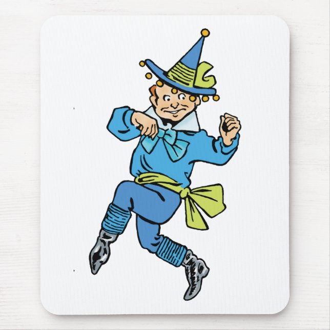 Mousepad Feiticeiro de Oz, Garoto Dançarino Bonito Munchkin (Frente)