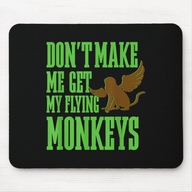 Mousepad Feiticeiro De Oz Wicked Witch Pega Meus Macacos Vo (Frente)