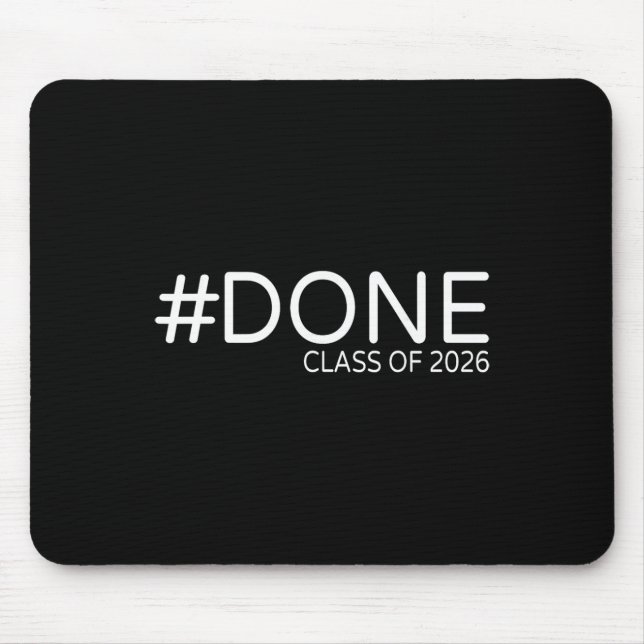 Mousepad #feito Cl De 2026 Graduação Para Ela Ele Graduando (Frente)