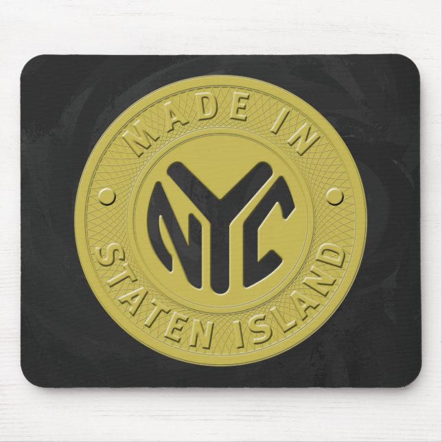Mousepad Feito Em Nova York Staten Island (Frente)