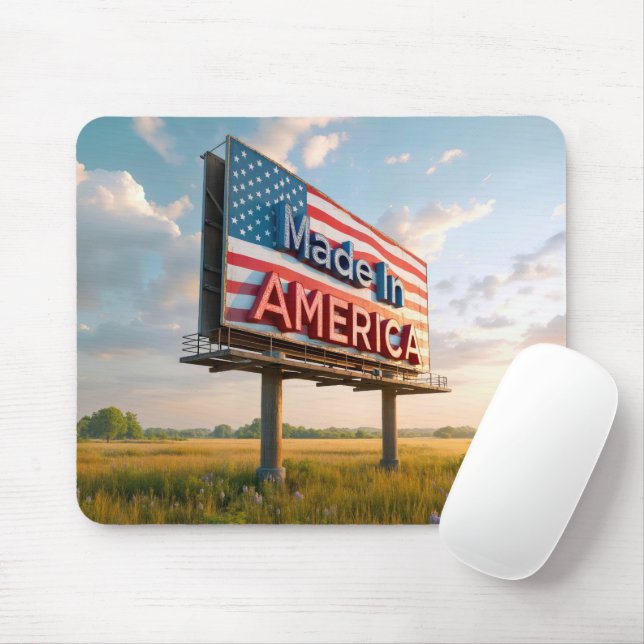Mousepad Feito em Outdoor Americano em campo country (Com mouse)