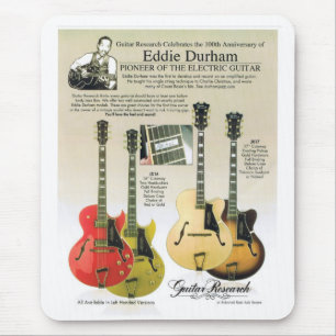 Mousepad feito sob encomenda de guitarra do