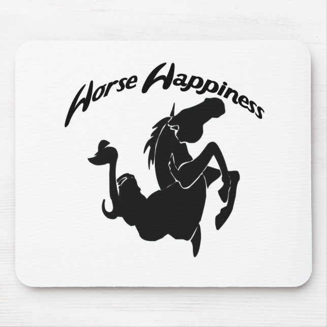 Mousepad Felicidade dos cavalos (Frente)