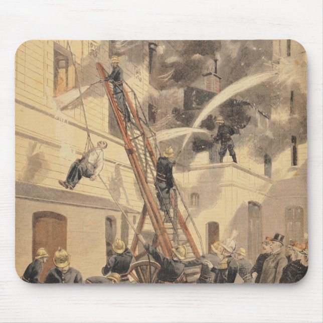 Mousepad Felix Faure com os bombeiros (Frente)