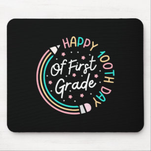 Mousepad Feliz 100º Dia 1ª Série Retro 100 Dias De Escola