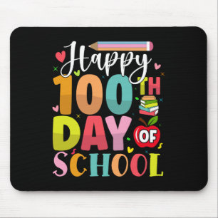 Mousepad Feliz 100º Dia da Escola 100 Dias de Ensino Escola