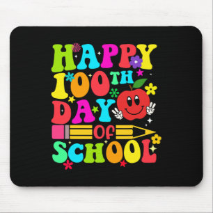 Mousepad Feliz 100º Dia Da Escola Retro 100 Dias Professor 