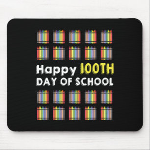 Mousepad Feliz 100º Dia De Ensino Diversão 100 Dias De