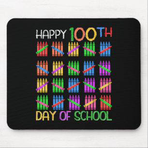 Mousepad Feliz 100º Dia De Escola Para Professor Crianças 1
