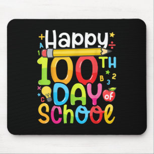Mousepad Feliz 100º Dia De Professores Crianças De 100 Dias