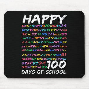 Mousepad Feliz 100º Dia De Professores Crianças De 100 Dias