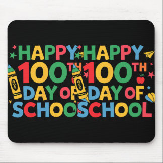 Mousepad Feliz 100º Dia de Professores Escolares Estudantes