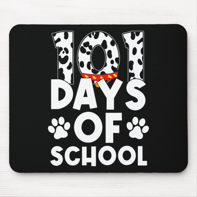 Mousepad Feliz 101 Dias de Estudante Ou Professora De Sobre (Frente)