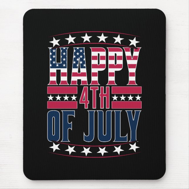 Mousepad Feliz 4 de julho-69413 (Frente)