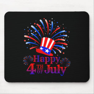 Mousepad Feliz 4 de Julho América Celebrando a Liberdade 