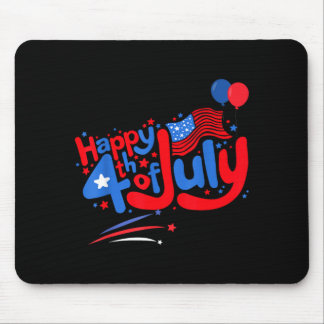 Mousepad Feliz 4 de julho dia da independência eua 4 de jul