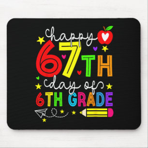 Mousepad Feliz 67º Dia Do Professor Do 6º Ano Aluno Seis Se
