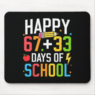 Mousepad Feliz 67 33 Dias De Escola 100º Dia De Escola Cria