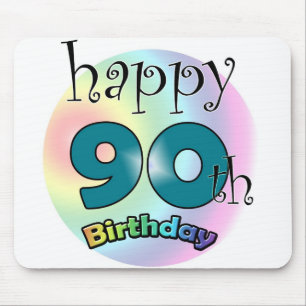 Mousepad Feliz 90 de aniversário