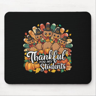 Mousepad Feliz Ação de Graças Feriado Jantar Dia de Peru Bê